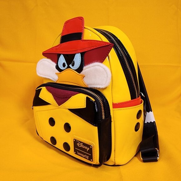 Loungefly Disney Negaduck Cosplay Mini Backpack Darkwing Duck Villain Mallard - Picture 9 of 12